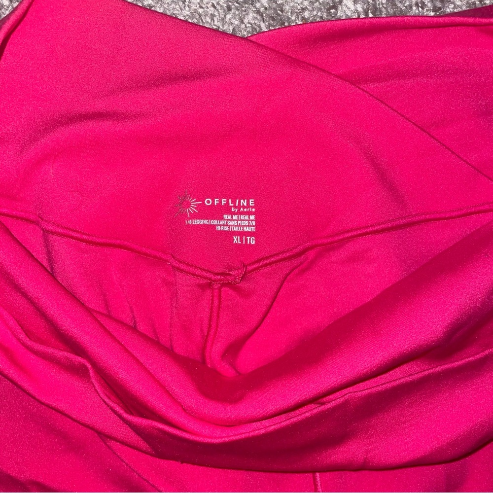 Pink Crossover Leggings from Aerie - Picture 3 of 3